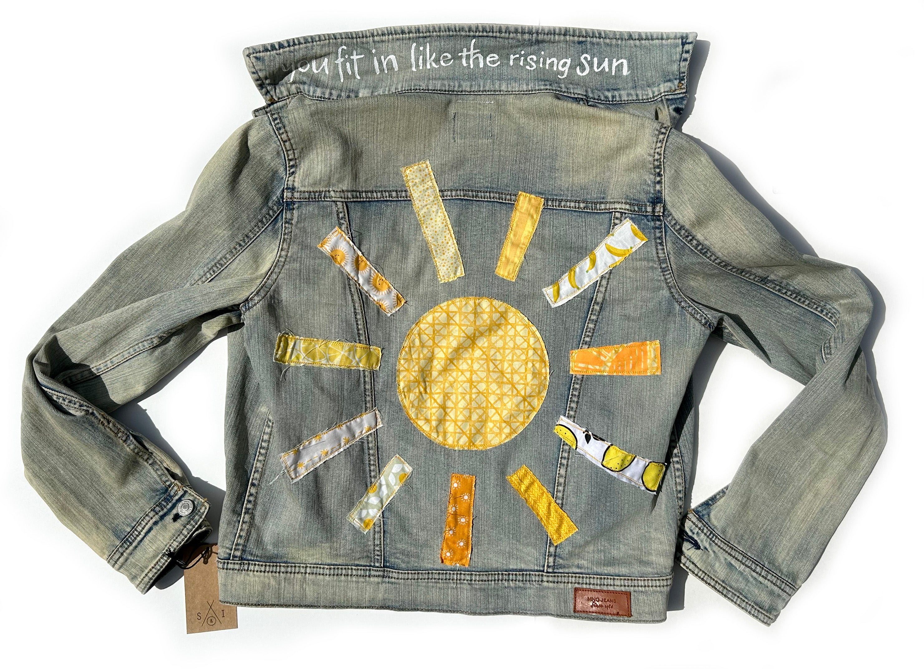 Sold Upcycled denim jacket